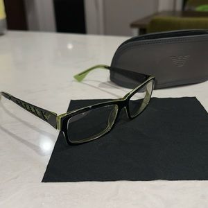 Emporio Armani Glasses EA9649 Black & Green